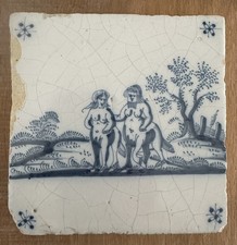 Fliese kachel antique dutch - fliese,