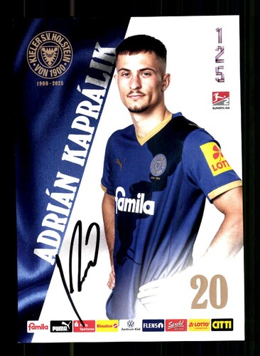 Adrian kapralik autogrammkarte - adrian,