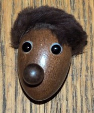 Affenkopf, Holz, 4,5cm, 50er