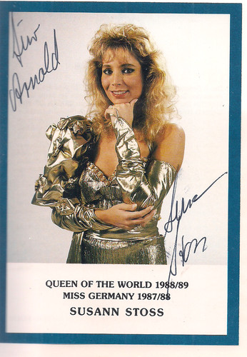 Autogramm susann stoss queen - autogramm,