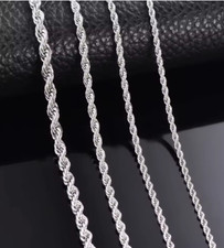 Damen Halskette 925 Silber 2–4mm 40–60cm Panzerkette Kette Silberkette Schmuck