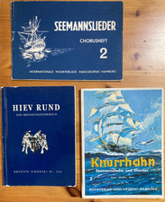 3x ALTE Noten Hefte Lieder