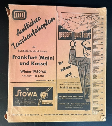 Taschenfahrplan kursbuch - taschenfahrplan,