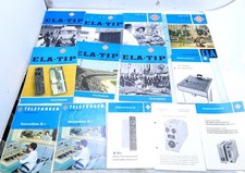 Telefunken Studio Prospekte Konvolut V72 V76 V80 V75 ELA TIP Sammler Rar I710