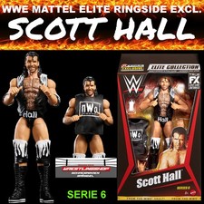 WWE MATTEL ELITE RINGSIDE EXCLUSIVE SCOTT HALL WRESTLING FIGUR SERIE 6 nWo WCW