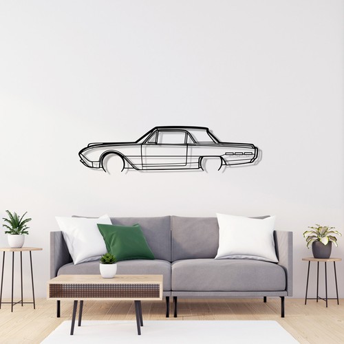 Ford thunderbird mk3 wandkunst - ford,