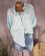 NEU crinkle Hemd BLUSE luftig