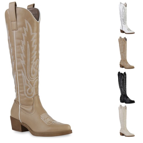 Damen stiefel cowboystiefel - stiefel,