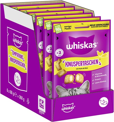 Whiskas knuspertaschen - whiskas,