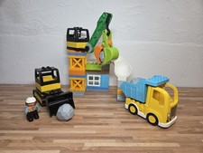 Lego Duplo Baustelle Mit Kran Und Radlader 