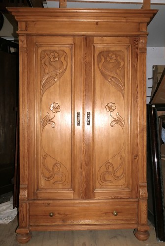 Jugendstil kleiderschrank 1910 - kleiderschrank,
