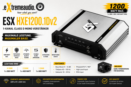 Esx hxe 1200 1dv2 kanal - esx, 1-kanal