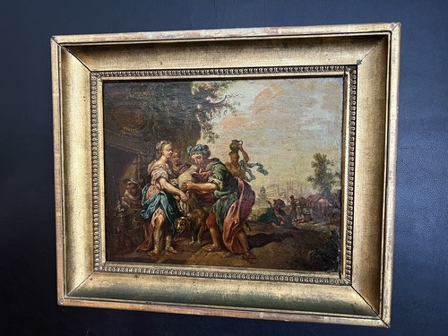 Antikes barock ölgemälde - antikes,