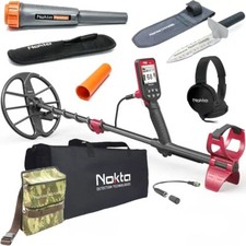 Nokta FINDX Pro Metalldetektor Starter-Paket mit Pinpointer, Tasche usw.