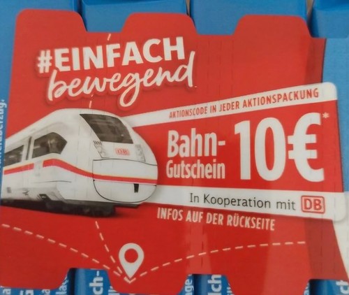 Bahn gutschein ice - 10, db