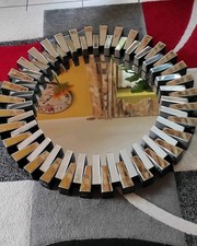 Original Kare Design Sonnenstrahl Spiegel Sprocket Silber Wandspiegel Ø92cm Neu