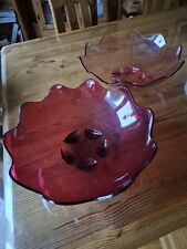 TUPPERWARE ELEGANZIA VENUSSCHALEN rot Servierschalen