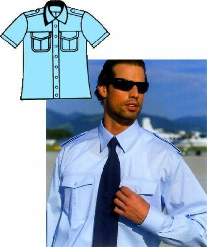 Pilotenhemd uniformhemd - ,