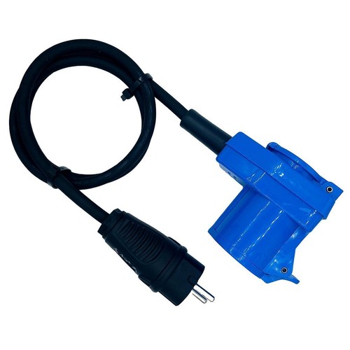 Adapter schuko stecker auf - stecker,