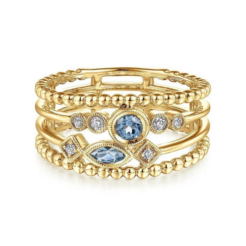 Ring gold mehrreihig - ring,