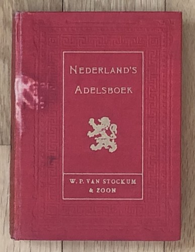 Nederland adelsboek - nederland's,