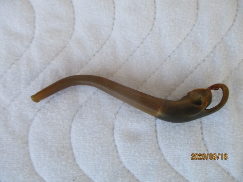Antike kleine pfeife aus horn - ,