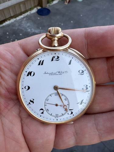 Iwc schaffhausen antike - antike, 14k