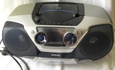 Philips D-8130 Radio Cassetten Recorder Kassettenspieler AZ 1310 CD Sound Bass