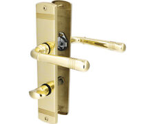 Langschildgarnitur WC Sale messing poliert