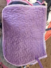 Schabracke lila Harrys Horse Samt WB Vs