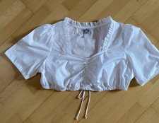 Dirndelbluse, Trachten Bluse, Hammerschmidt, Gr. 46, Weiß, wie NEU