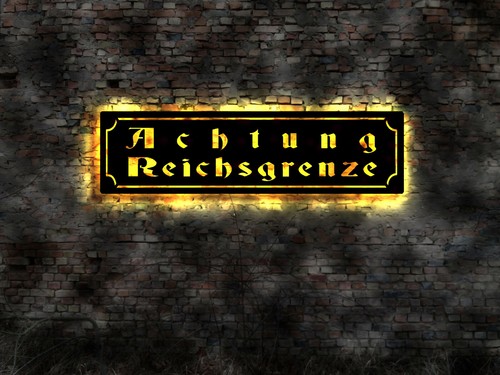 Achtung reichsgrenze - achtung,