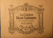 H-moll Symphonie von Franz Schubert für Pianoforte zu vier Händen U.Ulrich H8326