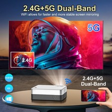 Projektor 5G WiFi Bluetooth HD