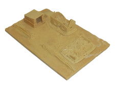 WK1 - WK2 Diorama Rohling Bauernhof Ruine Haus Stall Grundplatte ( HO )  1:32