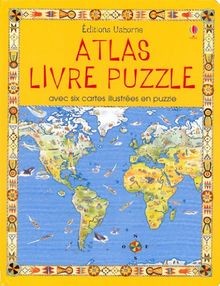 Atlas livre puzzle - livre, avec