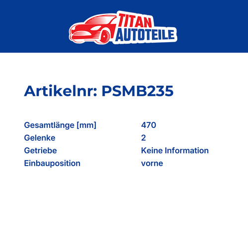 Kardanwelle vorne mercedes - kardanwelle,