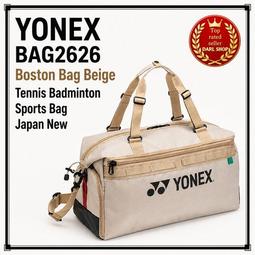 Yonex bag2626 boston bag beige - bag2626,