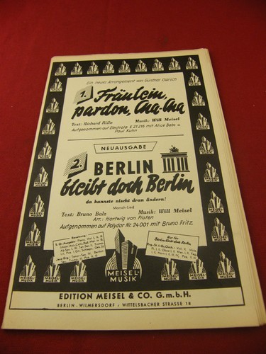 Partition fraulein pardon ana - fraulein,