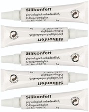 5 x Silikonfett 6 g Tube für O-Ringe im Kaffeevollautomat