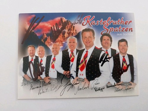 Kastelruther spatzen autogramm - kastelruther,
