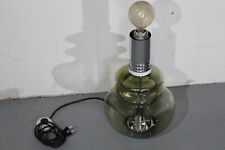 Doria Big Ball Sputnik Leuchte 70er Space Age Glas Chrom 70er Retro Tischlampe