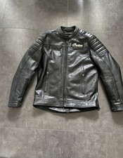  Motorradjacke Biker Jacke Sport Motorrad Chopper Lederjacke  mitProtektoren