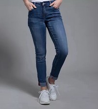 DINE 'N' DANCE Jeanshose Salsa 5-Pocket-Style Umschlag am Saum  gr.21  pp