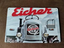 Blechschild Eicher Traktor