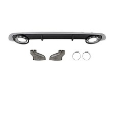 Heckdiffusor Schwarz + Blenden