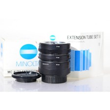 Minolta Zwischenringsatz MC - Zwischenringe für MF Kameras - Extension Tube 
