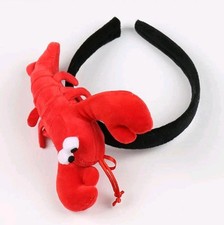 HummerStirnband Hörner Haarband Fasching Karneval Kostüm Lustiger Haarreif Krebs