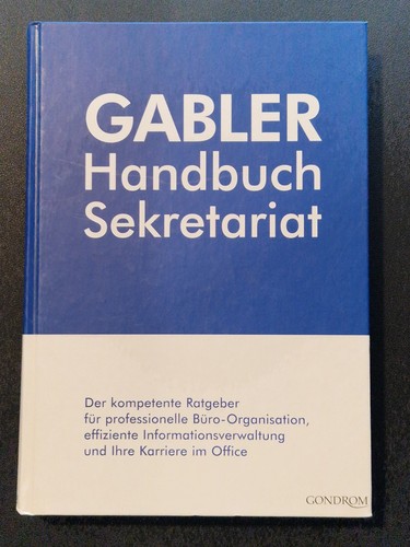 Gabler handbuch sekretariat - handbuch,