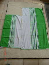 1 Duschtuch und 1 Handtuch ,gebr. TOP Grün/weiß TCM